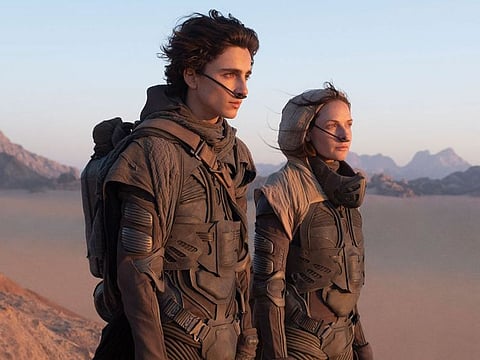 Timothee Chalamet and Rebecca Fergusson in 'Dune' adaptation