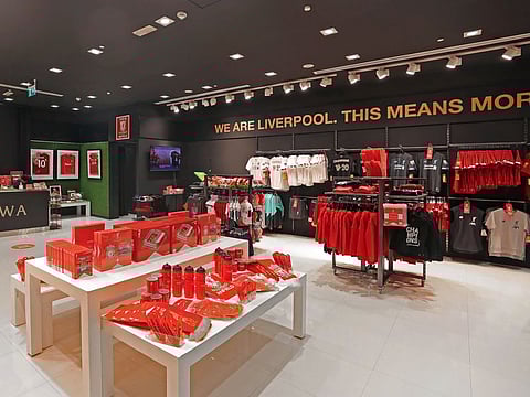 The newly opened Liverpool store in Dubai.