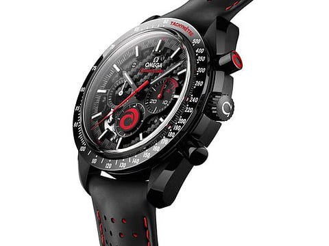 The Speedmaster Dark Side of the Moon Alinghi's most striking visual aesthetic is its skeletonized dial.