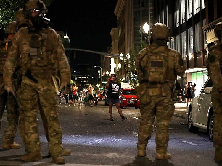 Portland protests federal agents US