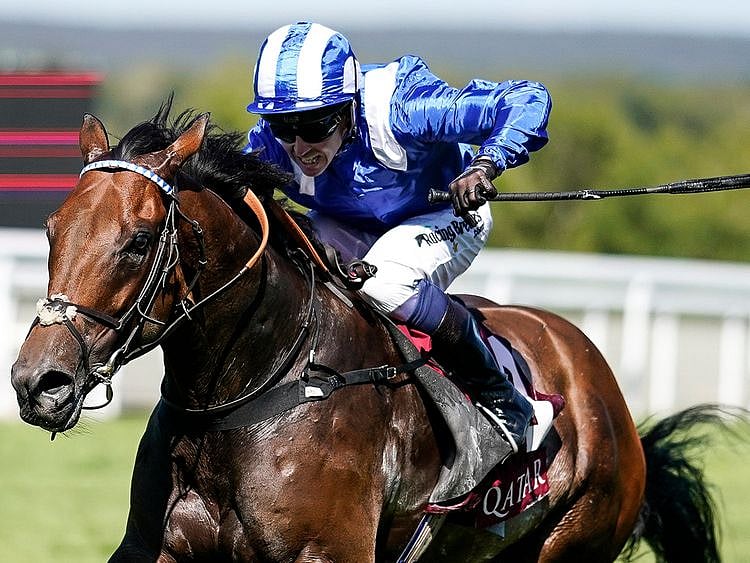 Battaash and Jim Crowley win the King George at Goodwood for a fourth time