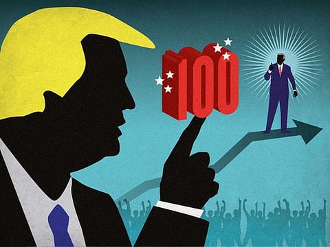 US President Donald Trump talks to reporters at the South Lawn of the White House on July 31, 2020. 