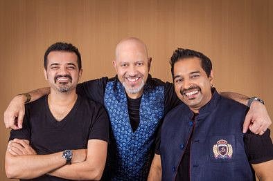Indian musical trio Shankar, Ehsan and Loy