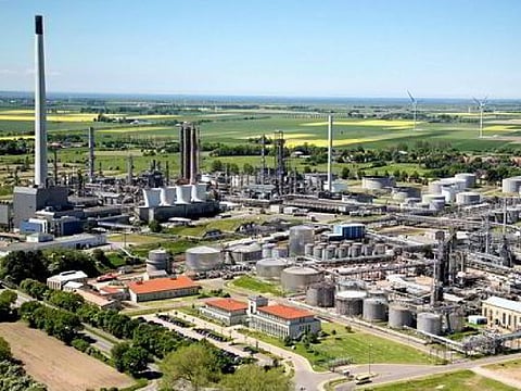 Heide oil refinery in northwest Germany, which will host the offshore wind-to-hydrogen project.