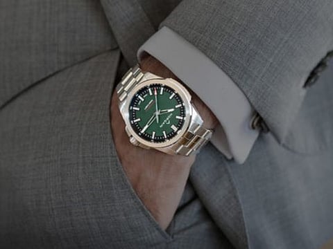 The Independence 20, Norqain's first timepiece with an in-house movement, has a striking forest-inspired green dial and is a limited edition of 200 pieces. 