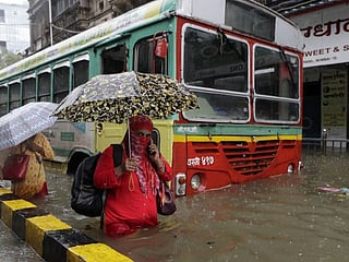 Photos: Heavy rains disrupt Mumbai's normal life