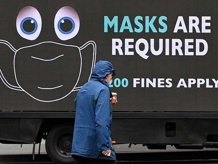 Melbourne mask sign australia