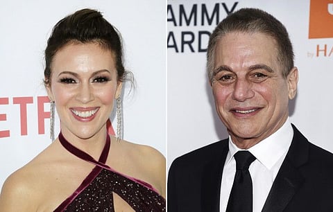 Alyssa Milano and Tony Danza.