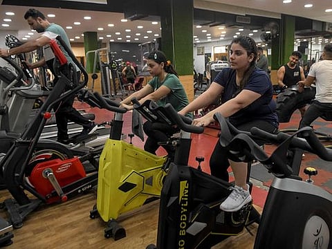 Gyms, yoga institutes reopen in India