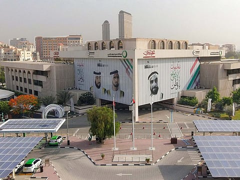 The Dewa headquarters.  The savings achieved in fuel consumption as a result of the increase in solar energy production will be passed to customers.