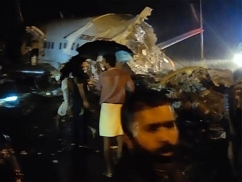 An Air India Express plane skidded during landing at Karipur Airport, Kozhikode. 