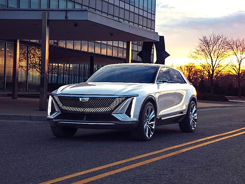 The Cadillac Lyriq, a midsize SUV that comes out first in China and reaches U.S. showrooms late in 2022, will be able to go more than 300 miles on a single charge.