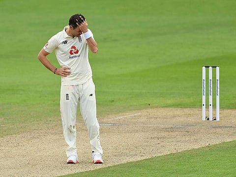 James Anderson struggled against Pakistan