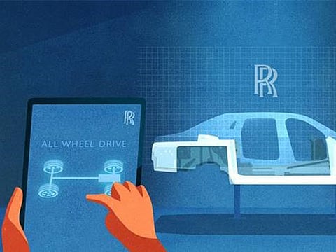 Rolls-Royce has revealed that the new Ghost will feature both all-wheel drive and all-wheel steering