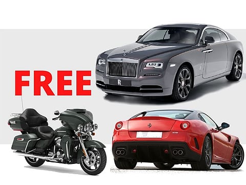 The Dubai villa owner has thrown in quite the sweeteners to get the deal flowing – any future owner can keep a Harley Ultra Glide, a Ferrari 599 GTO and a Rolls-Royce Wraith.