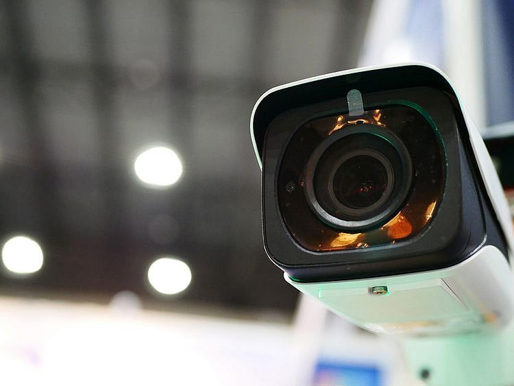 Stock crime cctv cyber