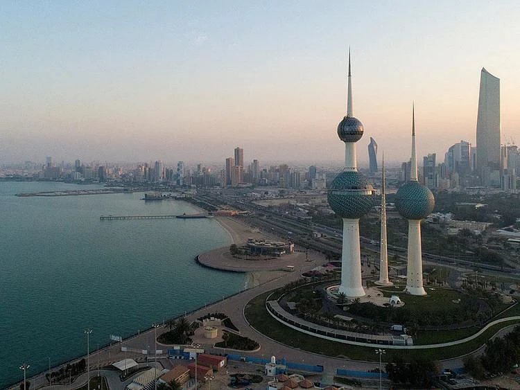 Stock Kuwait city skyline