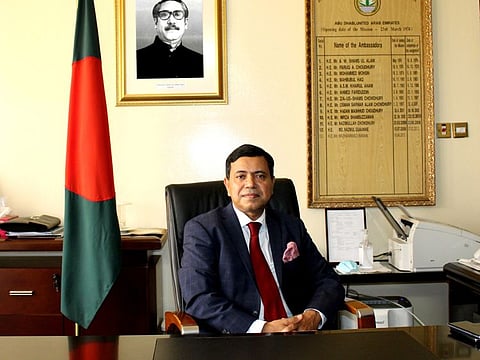 Mohammad Abu Zafar, the Bangladeshi Ambassador to the UAE, hailed UAE-Bangladesh ties and the goal of strengthening them further.
