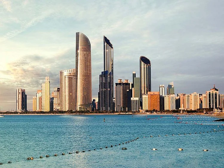 Stock Abu Dhabi skyline