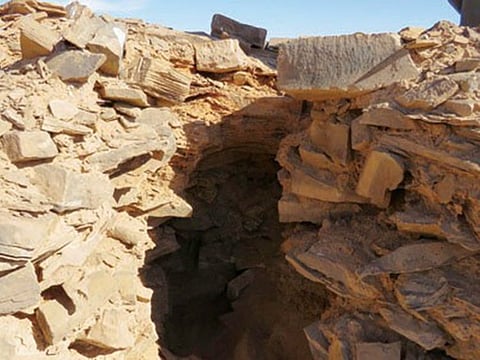 One of the 7,000-year-old animal traps discovered in Saudi Arabia.