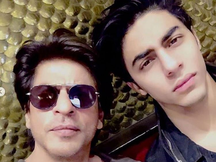 Shah Rukh Khan with his son Aryan Khan