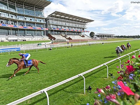  Love wins the Group 1 Yorkshire Oaks, on day two of the Ebor Meeting