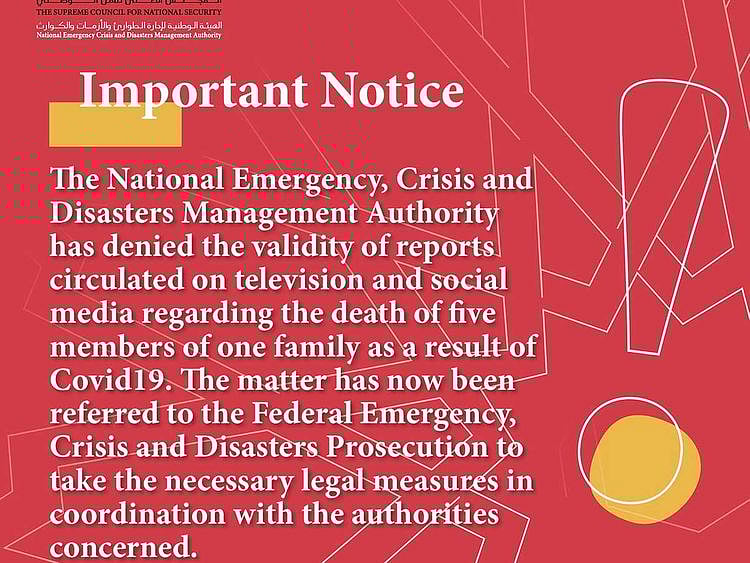 Fake news warning