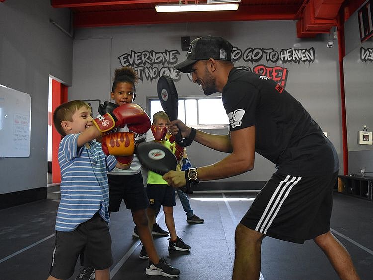 Instilling the right attitude in children is central to coaching at Real Boxing Only 