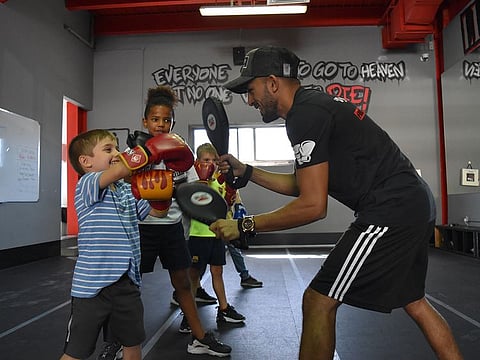 Instilling the right attitude in children is central to coaching at Real Boxing Only 