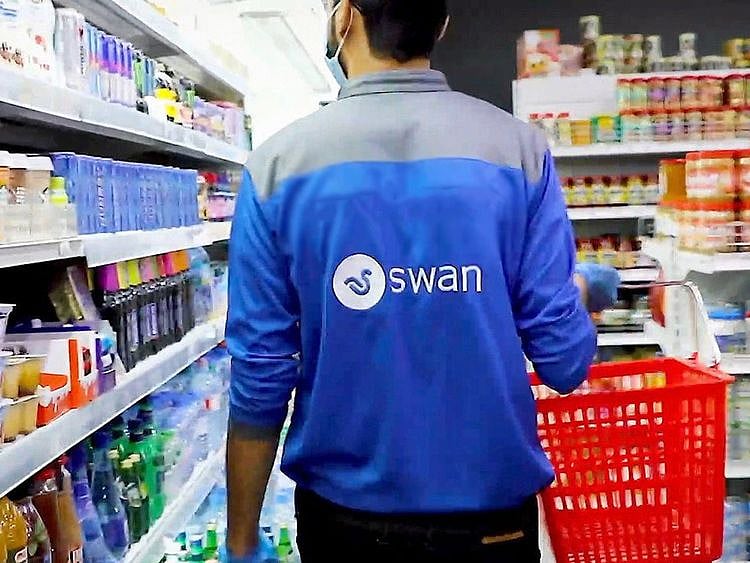 SWAN UAE food delivery App