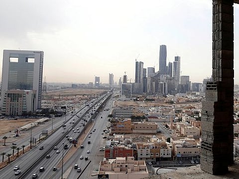  A view shows buildings and houses in Riyadh, Saudi Arabia,