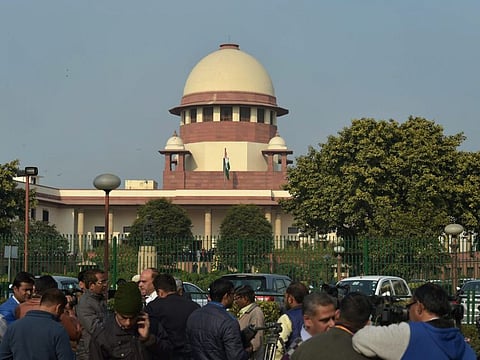 A view of Supreme Court of India in New Delhi. 
