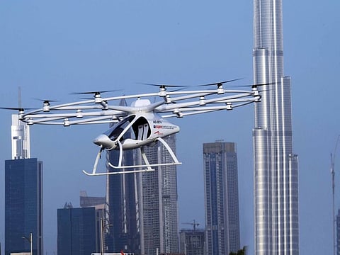 Air taxis: Shape of things to come in Dubai.