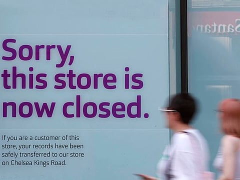 Vanishing jobs and empty offices plague Britain's retailers