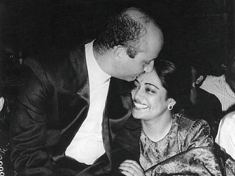 Anupan and Kirron Kher