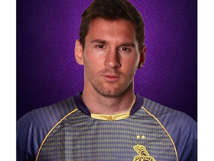 KKR cheekily posted a picture of Lionel Messi in a Kolkata shirt