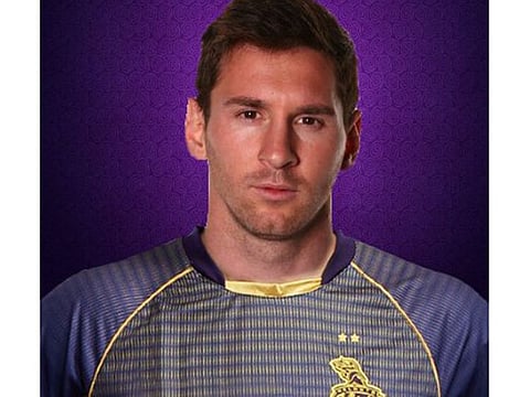 KKR cheekily posted a picture of Lionel Messi in a Kolkata shirt