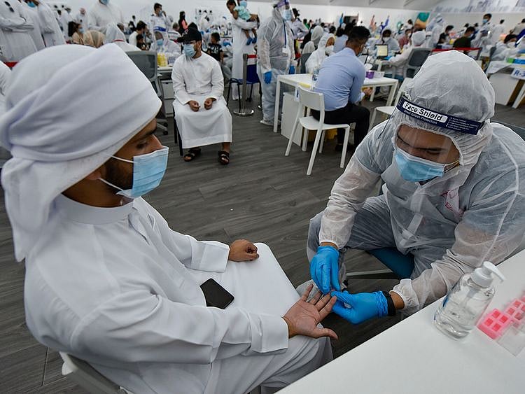 Stock covid testing DPI