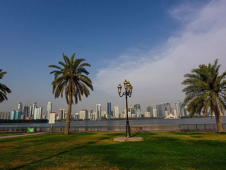 Stock Sharjah skyline