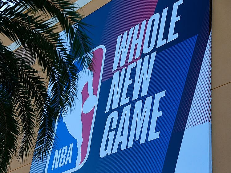 The NBA play-offs were halted