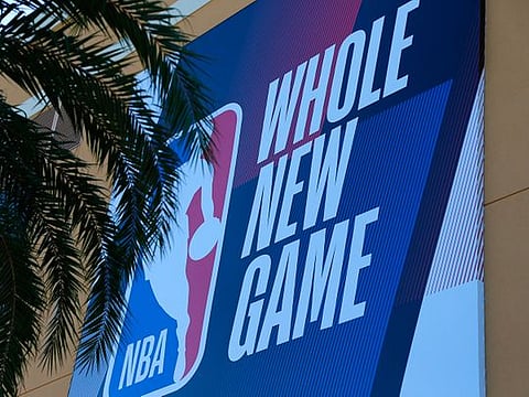 The NBA play-offs were halted