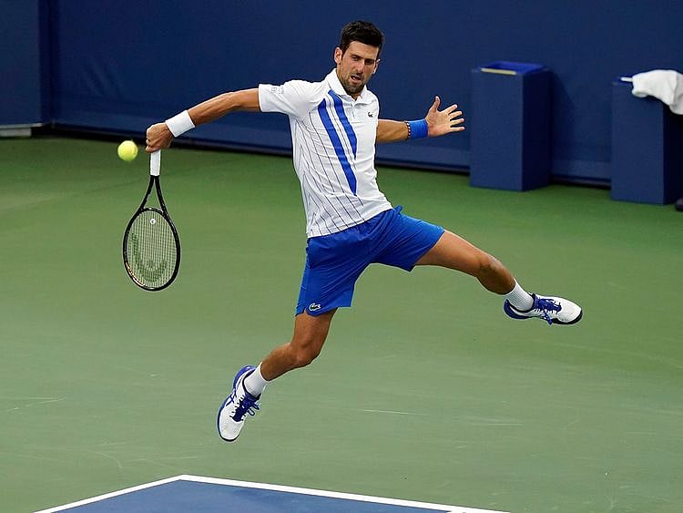 Novak Djokovic kept up a perfect 2020