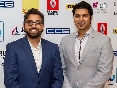 Atif Rafiq, Founder and CEO of shipping and logistics company, Qafila, and the brand’s Co-Founder, Jithin Manoharan