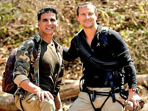 Akshay Kumar and Bear Grylls