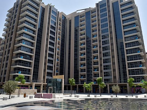 Exteriors of the Ithra apartments situated in the Phase One of Deira Enrichment Project. This is one of the city's most ambitious - and long-term - projects. It will give one of Dubai's historic sites a complete makeover.