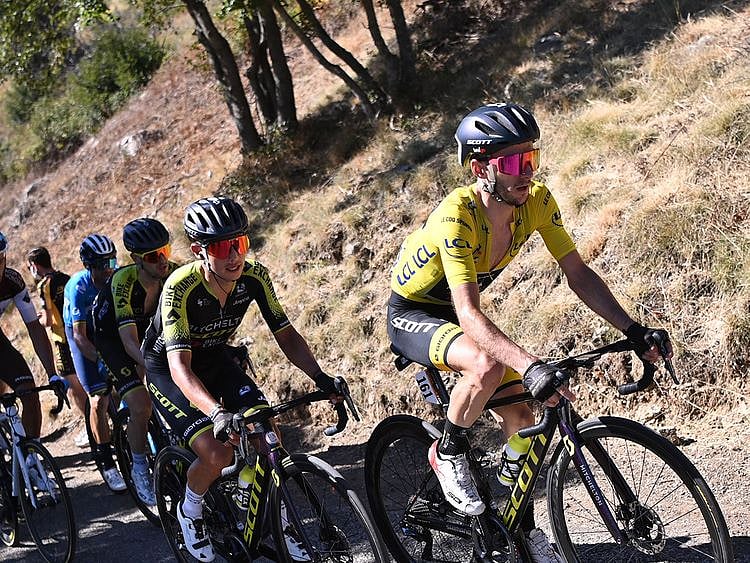 Adam Yates leads the way in the Tour de France