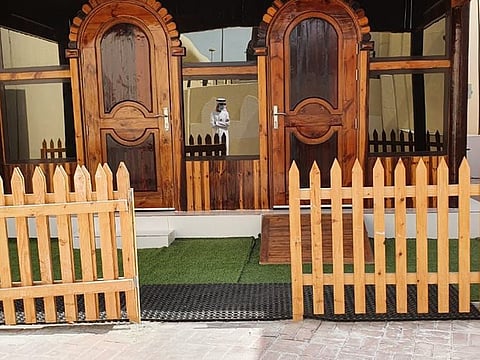A unique wooden mosque and majlis were opened recently for the employees of Sharjah Punitive and Rehabilitation Establishment as well for visitors. 