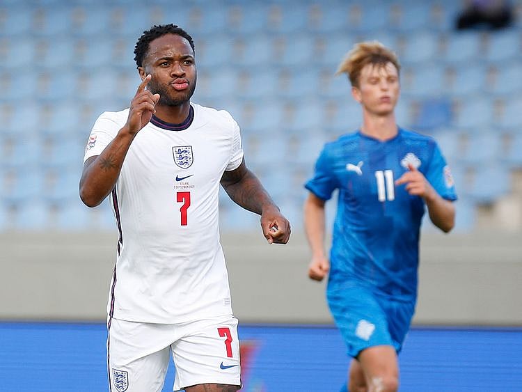 Raheem Sterling's late penalty allowed England to beat iceland