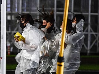 Typhoon Haishen moves onshore in S Korea after battering Japan