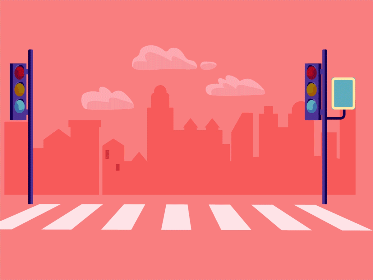 Crossing the street